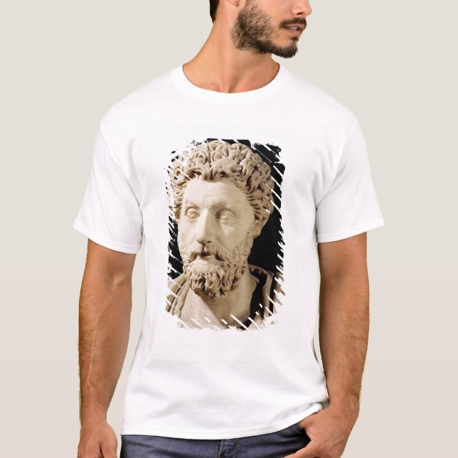 Byst av Marcus Aurelius Tee Shirt (Framsida)