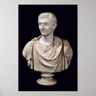 Byst av Marcus Cocceius Nerva Poster