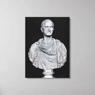 Byst av Marcus Licinius Crassus Canvastryck