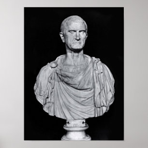 Byst av Marcus Licinius Crassus Poster