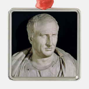 Byst av Marcus Tullius Cicero Julgransprydnad Metall
