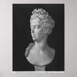 Byst av Marie-Adelaide de Savoie Poster