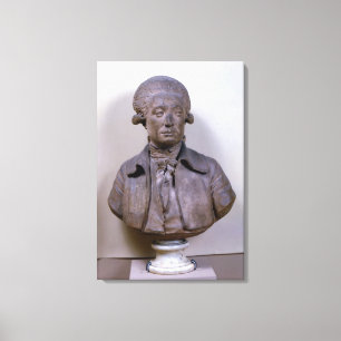 Byst av Marie Jean Antoine Nicolas Canvastryck