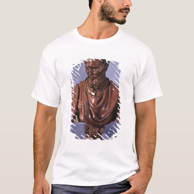 Byst av Michelangelo Buonarroti T Shirt (Framsida)