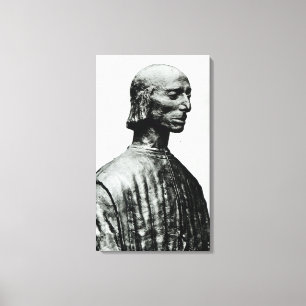 Byst av Niccolo Machiavelli Canvastryck