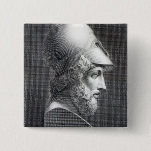 Byst av Pericles som inristas av Giuseppe Cozzi Knapp