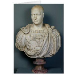 Byst av Publius Cornelius Scipio 'Africanus Hälsningskort
