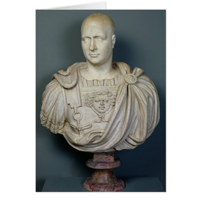 Byst av Publius Cornelius Scipio 'Africanus Hälsningskort (Framsidan)