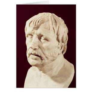Byst av Seneca Hälsningskort