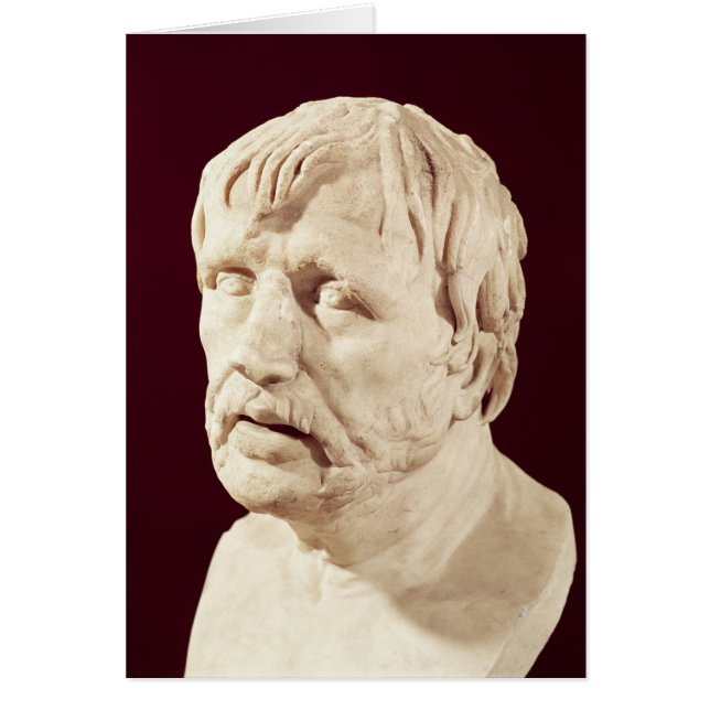 Byst av Seneca Hälsningskort (Framsidan)