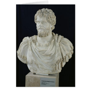 Byst av Septimus Severus Hälsningskort