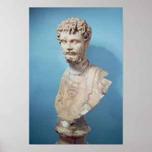 Byst av Septimus Severus Poster
