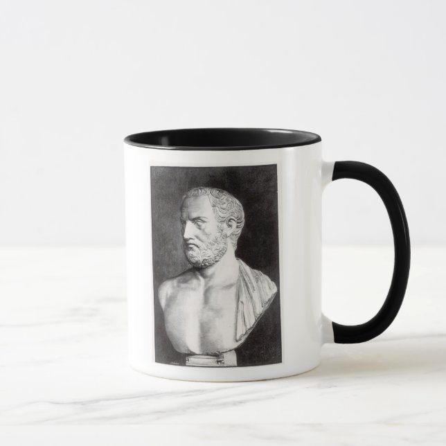 Byst av Thucydides som inristas av Barbant Mugg (Höger)