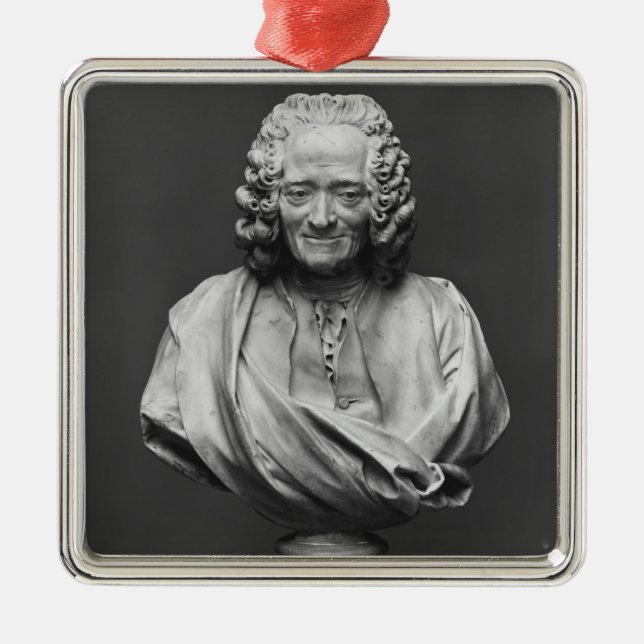 Byst av Voltaire Julgransprydnad Metall (Framsidan)