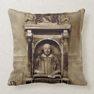 Byst av William Shakespeare (1564-1616) och Kudde