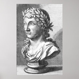 Byst av Xenophanes Poster