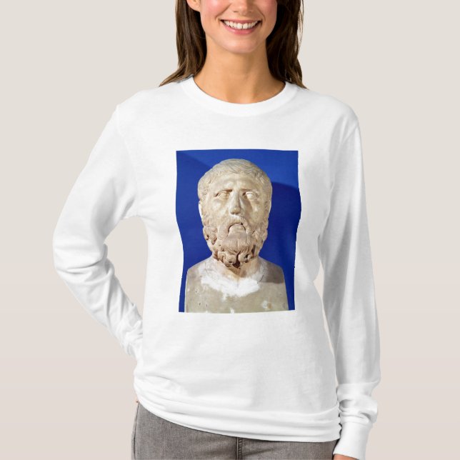 Byst av Zeno av Citium T-shirt (Framsida)