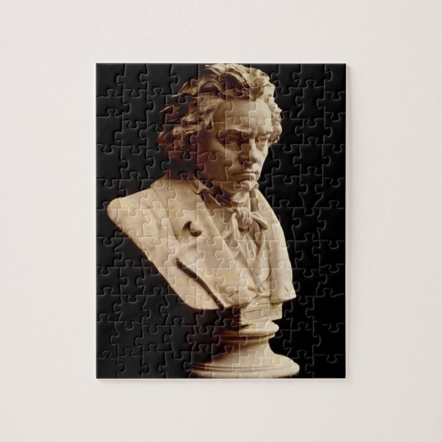 Byst staty av Beethoven Pussel (Vertikal)