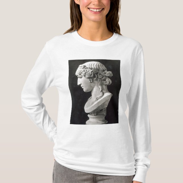 Bysten av Antinous kallade 'Antinous Mondragone Tee Shirt (Framsida)