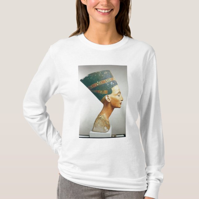 Bysten av drottningen Nefertiti, sida beskådar, T Shirt (Framsida)