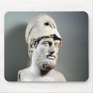 Bysten av Pericles kopierar av ett grekiskt Musmatta