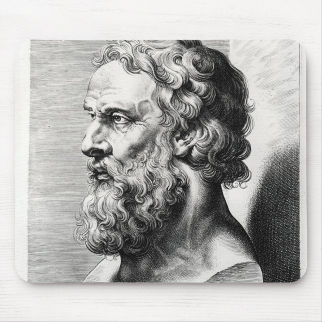 Bysten av Plato inristade vid Lucas Emil Musmatta (Framsidan)