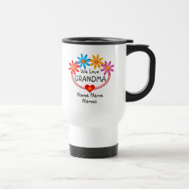 Byt ALLA Namn Grandma Kids Namn Flower Heart Resemugg