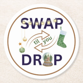 Byt band Du Underlägg julen Papper Rund