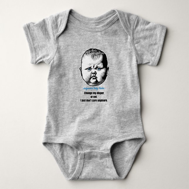 Byt blöjor eller inte. Jag bryr mig inte mer T Shirt (Framsida)