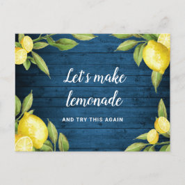 Byt datum Inställt evenemang Uppskjutet Citroner Vykort