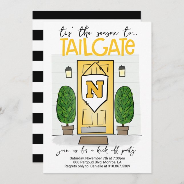 Byt fotbollssegelgrind ANY FÄRG Lägg till din logo Inbjudningar (Fram/baksida)