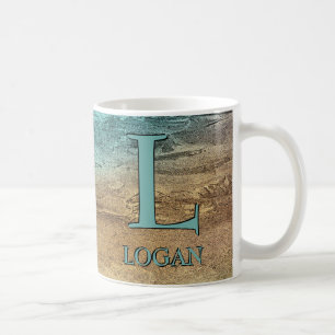 Byt inledande Namn H I J L M N-Abstrakt Kaffemugg