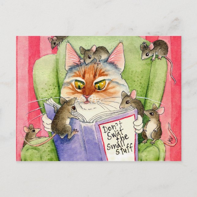 Byt inte det lilla saker-vykortet vykort (Framsida)