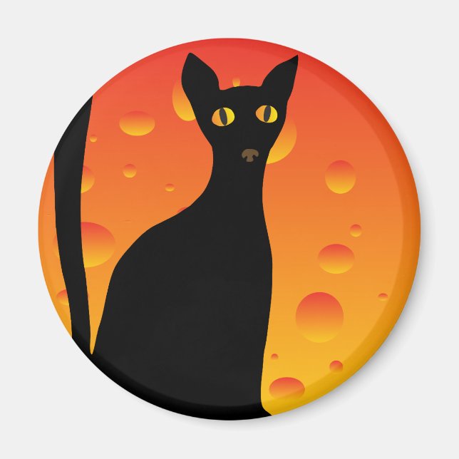 &Byt katt Magnet (Framsidan)