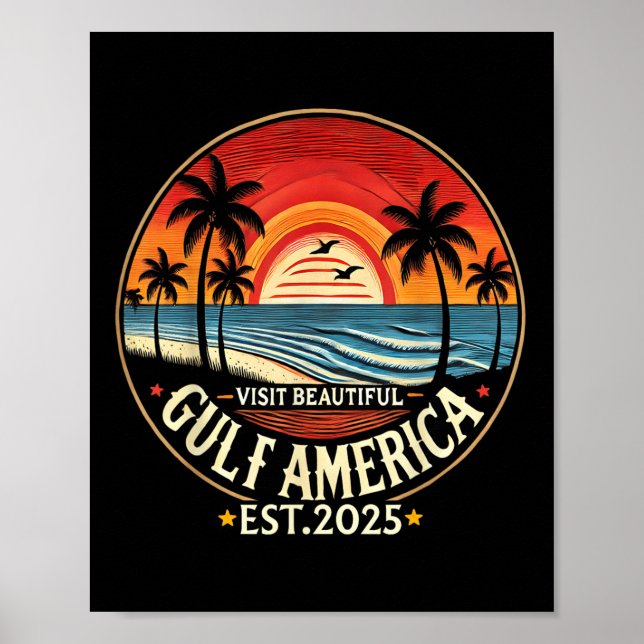 Byt namn på Bukt Amerika Poster (Framsidan)