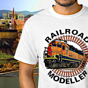 Byt Orange för järnvägsmodelleraren Diesel Tåg T Shirt