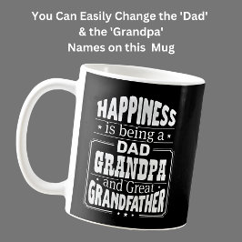 Byt Pappa och farfar, lycka Underbar farfar Kaffemugg