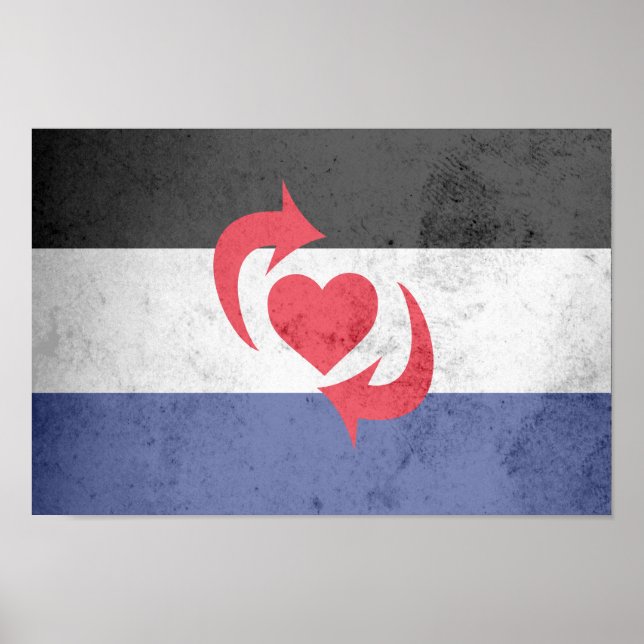 BYT PRIDFLAGGA POSTER (Framsidan)