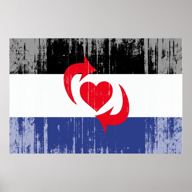 BYT PRIDFLAGGA POSTER (Framsidan)