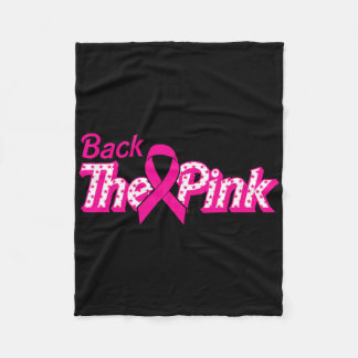 Byt Rosa Bröstcancer medvetenhet Cancer Warrior Fleecefilt