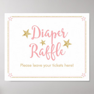 Byt skugga Lilla stjärna, babykläder, raffleSign Poster