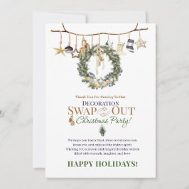 Byt ut Tack och julkort för dekoration