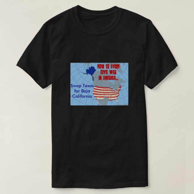 Byt ut Texas mot Baja T-shirt (Design framsida)