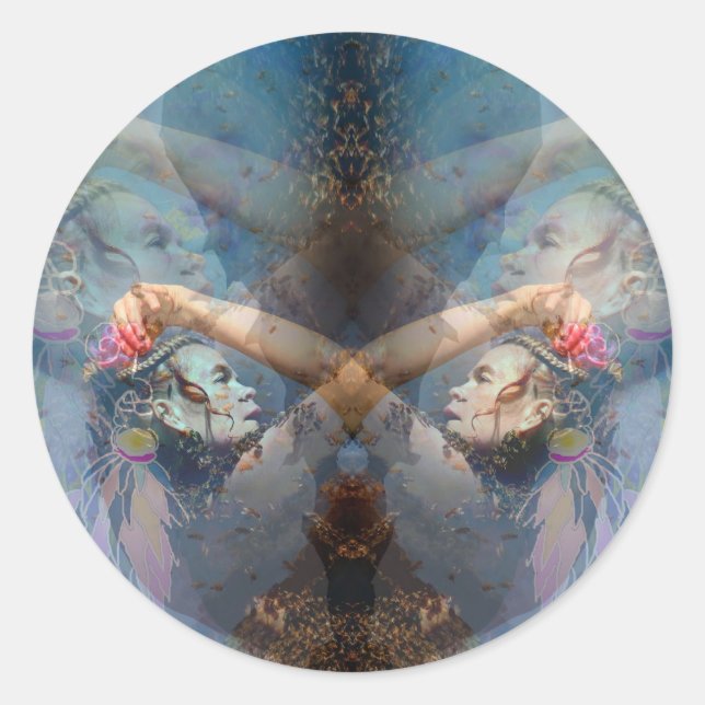 byta luddiga lyktor runt klistermärke (Framsida)