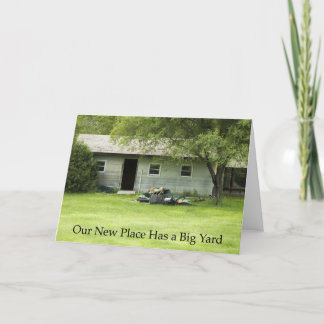 Byte av Adress: Big Yard Meddelande