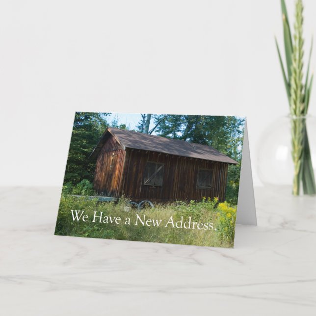 Byte av Adress: Hem i Skogen Meddelande (Framsida)