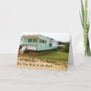 Byte av Adress-kort: Båt i bakgrunden Meddelande