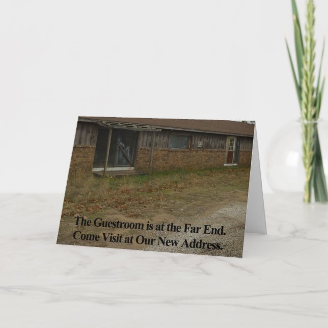 Byte av Adress-kort: Guestroom Meddelande (Framsida)