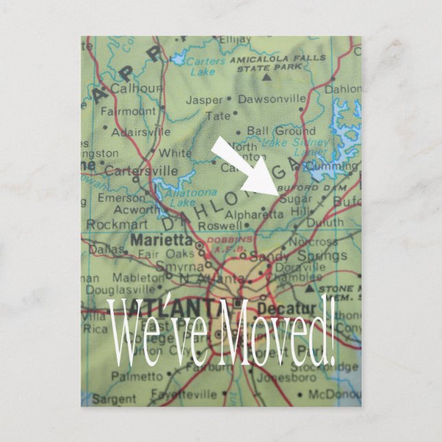 Byte av adress-kort meddelande vykort (Framsida)