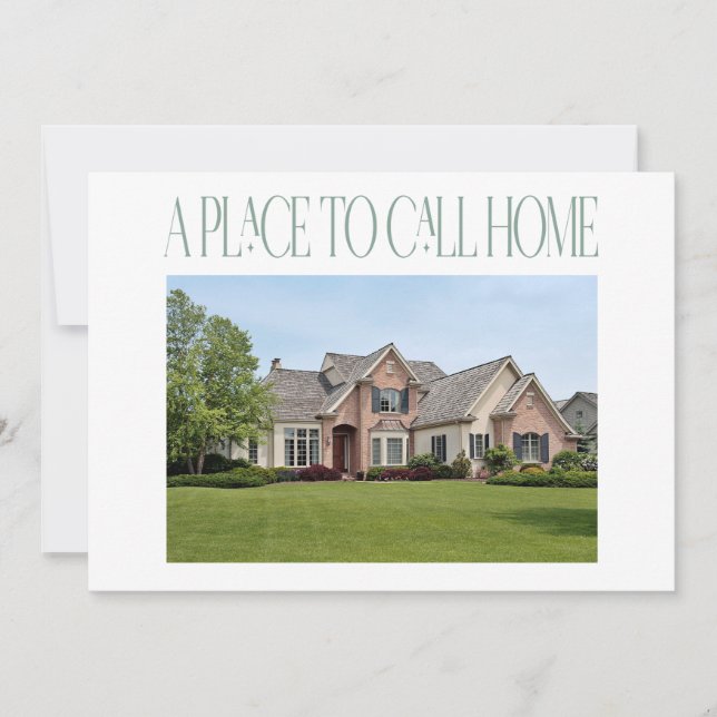 Byte av Adress nya moderna Flyttor för hemfoto Meddelande (Framsida)